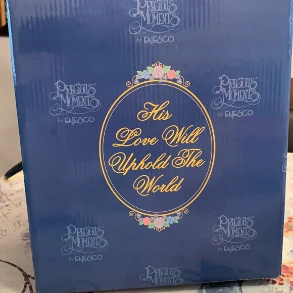PRECIOUS MOMENTS 1998 Limited Edition "His love will love will uphold the world" - Picture 11 of 11